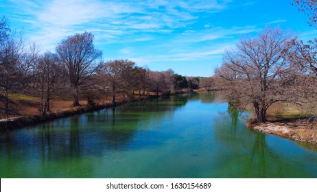 Autumn Aerial View - Guadalupe River State Park