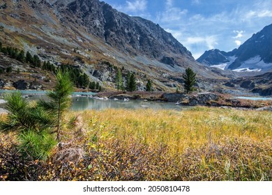 autumn alpine landscape in Altai