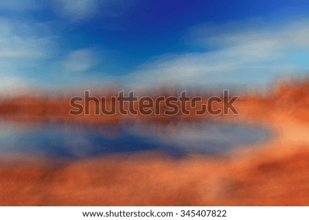 Autumn background blurred orange