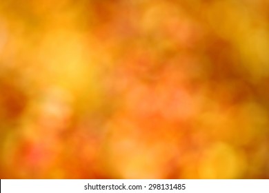 Autumn Background, Bokeh Effect