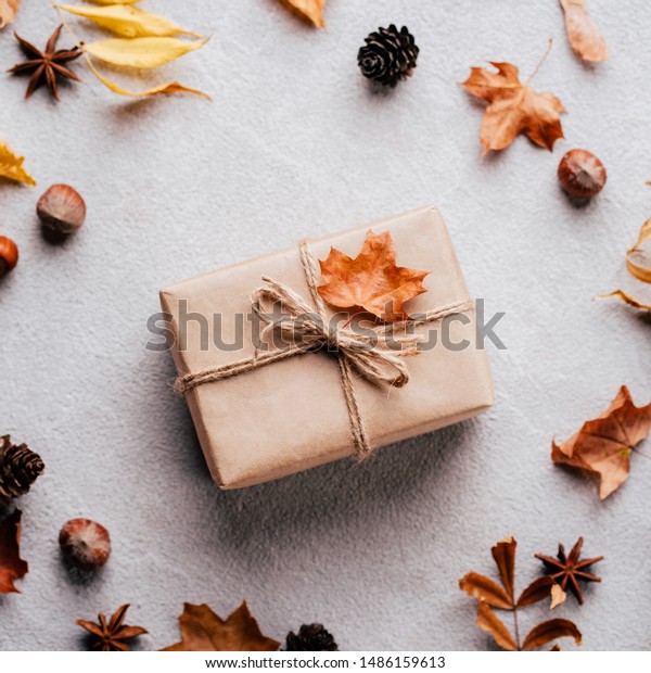 Autumn Black Friday Seasonal Sale Thanksgiving Stock Photo Edit