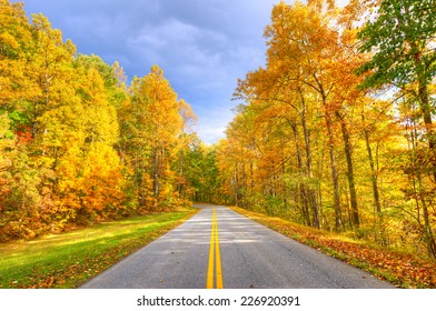 Autumn At Blue Ridge Parkway.