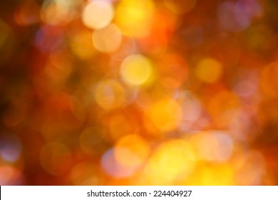 Autumn Bokeh Background