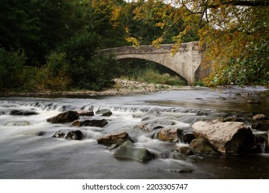 Autumn Breaks Over The River Wear