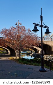 Autumn in Centennial Lakes Park in Edina, Minnesota