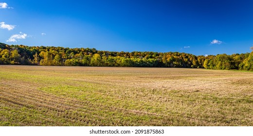 Autumn Color Change in a rural setting in Parke County, Indiana. - Shutterstock ID 2091875863