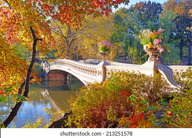 Autumn Colors - Fall Foliage In Central Park, Manhattan, New York City