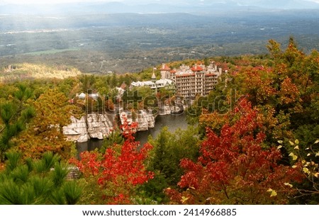 Autumn colors at Mohonk Mountain House in upstate New York.