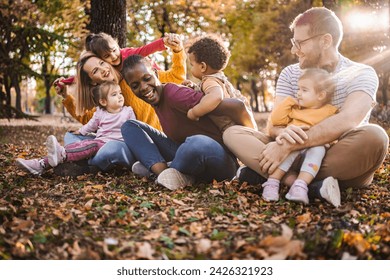 Autumn Embrace: A Tapestry of Family Love - Powered by Shutterstock