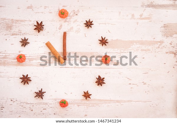 Autumn Fall Flat Lay Top View | Royalty-Free Stock Image
