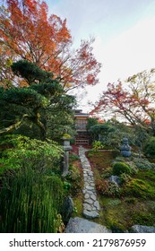 Autumn Garden Scenery Of Ohara Jikkoin