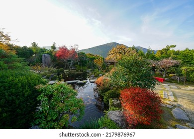 Autumn Garden Scenery Of Ohara Jikkoin