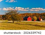 Autumn at the Gettysburg Battlefield, Pennsylvania USA