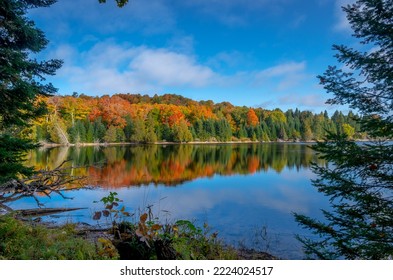 Autumn at Grand Sable Lake in the Pictured Rocks National Lakeshore.