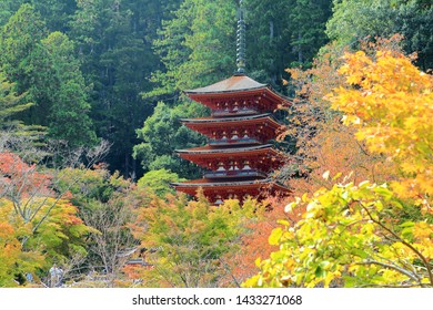 Autumn Of Hasedera Temple,Yamato Province,Japan.