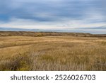 Autumn hiking on the Canadian prairie