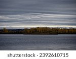 Autumn at Lac Boivin...when the clouds tell you it