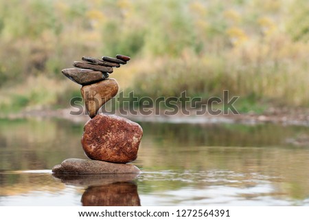 Autumn lake balance