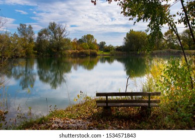 Autumn Lake In The Ortenau Area In Germany