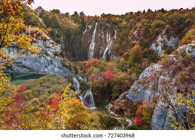 Autumn in Lake Plitvice Croatia - Shutterstock ID 727403968