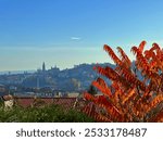 Autumn landscape of the city of Przemysl. Poland