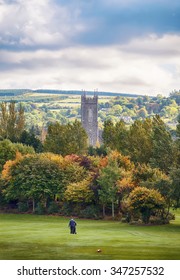 Autumn Landscape Of Dublin Area, Ireland 