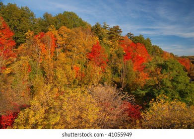 Autumn Landscape In Georgetown, Ontario