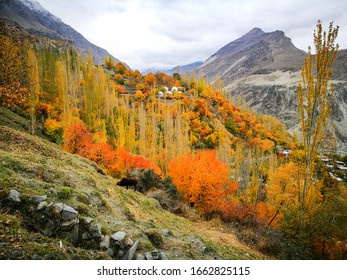 Autumn Landscape Hunza Valley Pakistan Stock Photo (Edit Now) 1662825115