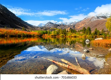 Autumn Landscape Near Sabrina Lake ,Bishop California