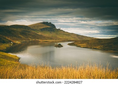 Autumn Landscape Of The Scottish Highlands, Scotland 