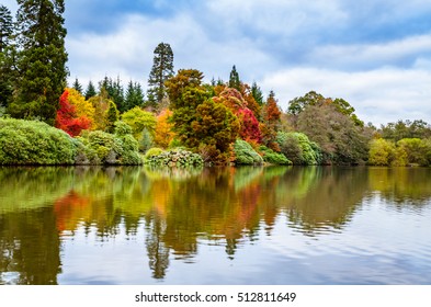 Autumn Landscape In Sheffield Park Garden