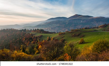 Autumn Landscape With View On The Grand Ballon 