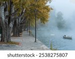 Autumn Moments in Kastoria lake Greece