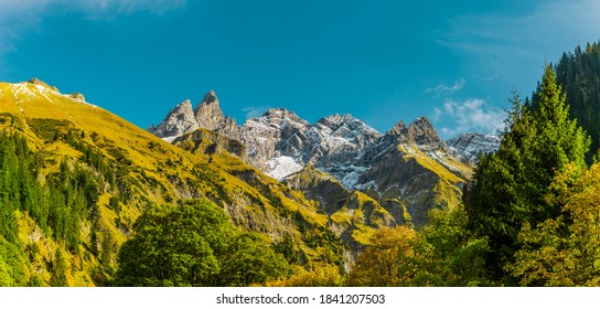 Autumn Mood In The Allgäu Alps Near Oberstdorf