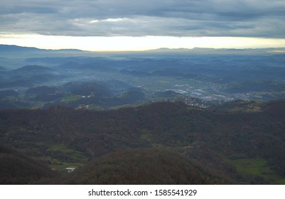 Autumn Morning Landscape, Hrvatsko Zagorje, Croatia