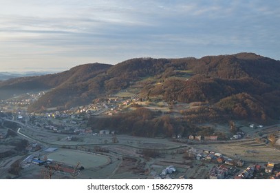 Autumn Morning Landscape, Hrvatsko Zagorje, Croatia