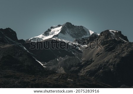 Similar – Image, Stock Photo Oberaar Glacier Mountain