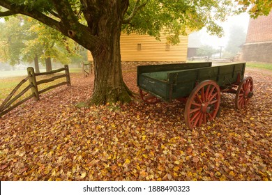 Autumn At Old Salem, North Carolina