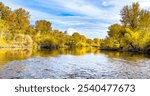 Autumn on the Boise River in Boise, Idaho