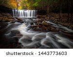 Autumn at Oneida Falls in Ricketts Glen State Park, Pennsylvania