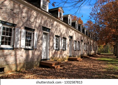 Autumn Scenery At The Historic Village Of Allaire In Wall Township, New Jersey