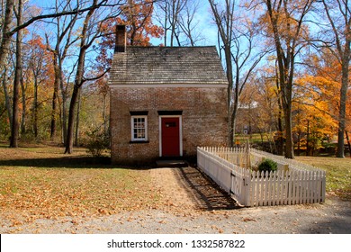 Autumn Scenery At The Historic Village Of Allaire In Wall Township, New Jersey