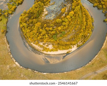 Autumn Scenery of Huihe River in Hulunbuir - Powered by Shutterstock