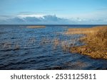 autumn sea shore landscape in Kurtinhauta, Oulu Finland