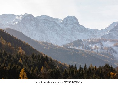 Autumn Season in the Gosausee Lake, Austrian Alps Salzburg, Austria - Shutterstock ID 2206103627