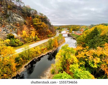 Autumn In Small Town America.