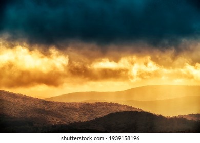 Autumn Storm Along The Highland Scenic Highway, A National Scenic Byway, Pocahontas County, West Virginia, USA