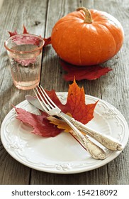 Autumn Table Setting