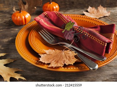 Autumn Table Setting