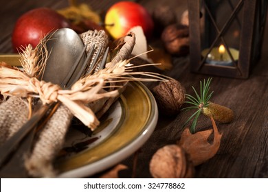 Autumn Table Setting